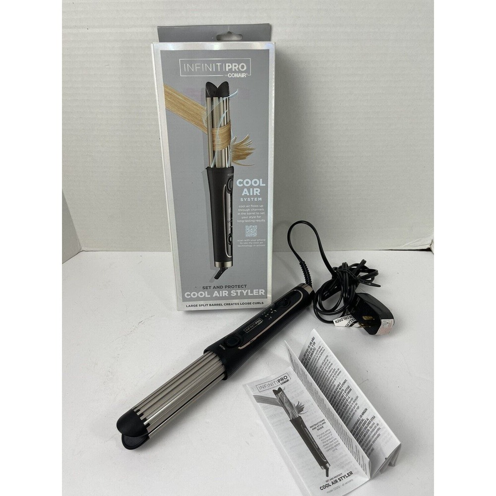 INFINITIPRO by CONAIR Curling Iron Ceramic Hair Curling Wand Cool Air Curler